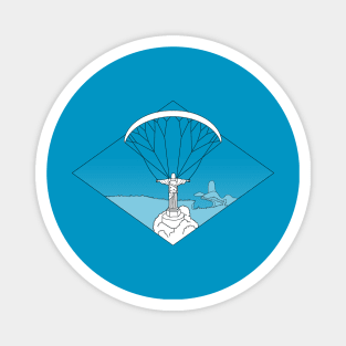 Parapente Brasil - Paraglide Brazil - Textless Magnet